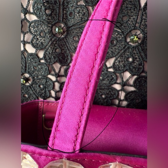 Kate Spade Sam Icon Candy Beaded Satin Small Tote Bag - Picture 5 of 16